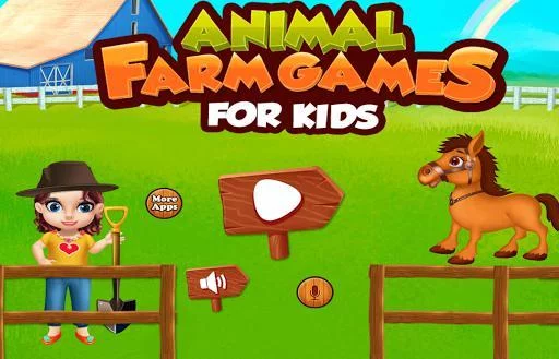 Изображение игры: Animal Farm Games For Kids