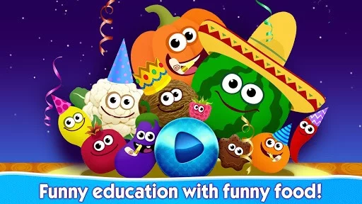 Изображение игры: FUNNY FOOD 2! Educational Games for Kids Toddlers!