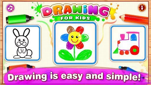 Изображение игры: Drawing for Kids Learning Games for Toddlers age 3