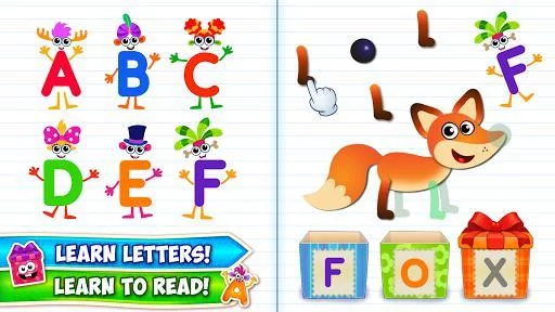 Изображение игры: Baby ABC in box! Kids alphabet games for toddlers!