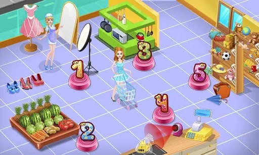 Изображение игры: Supermarket Kids Manager FREE