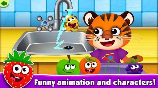Изображение игры: FunnyFood Kindergarten learning games for toddlers