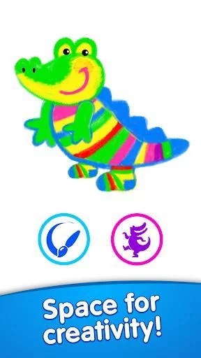 Изображение игры: Learning Kids Painting App! Toddler Coloring Apps