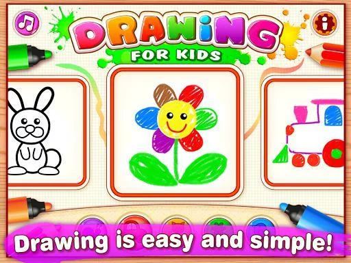 Изображение игры: Drawing for Kids Learning Games for Toddlers age 3