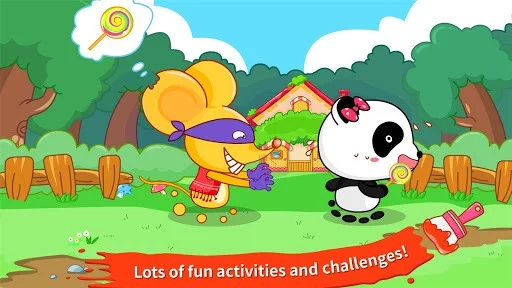 Изображение игры: Baby Panda’s Color Mixing Studio