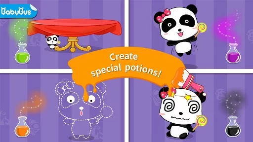Изображение игры: Baby Panda’s Color Mixing Studio