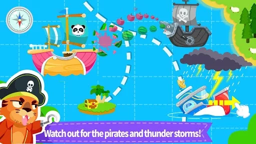 Изображение игры: Little Panda Captain