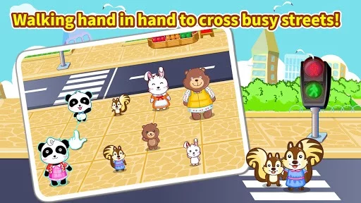 Изображение игры: Little Panda Travel Safety