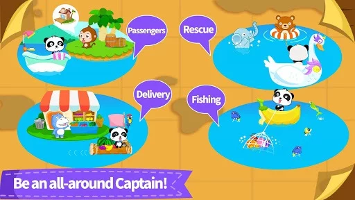 Изображение игры: Little Panda Captain