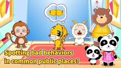 Изображение игры: Little Panda Travel Safety
