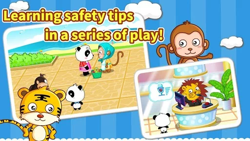 Изображение игры: Little Panda Travel Safety
