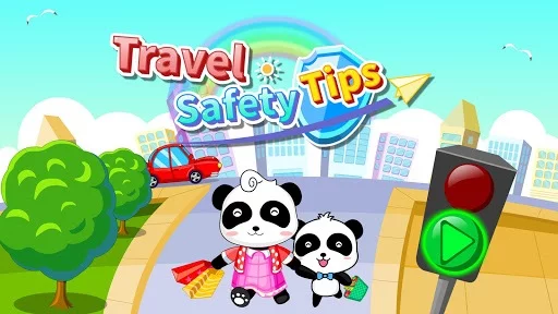 Изображение игры: Little Panda Travel Safety