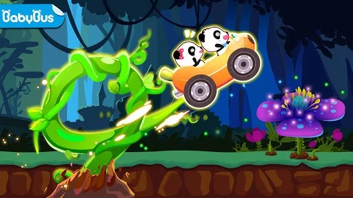 Изображение игры: Baby Panda Car Racing