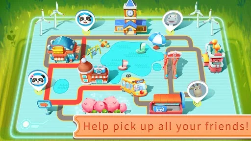 Изображение игры: Baby Panda’s School Bus - Let's Drive!