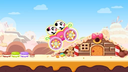Изображение игры: Baby Panda Car Racing