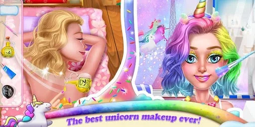 Изображение игры: Unicorn Makeover Artist: World Travel