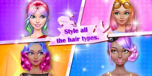 Изображение игры: Hair Stylist Fashion Salon 2: Girls Makeup Dressup