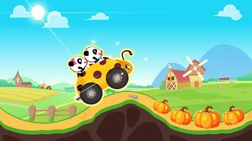 Изображение игры: Baby Panda Car Racing