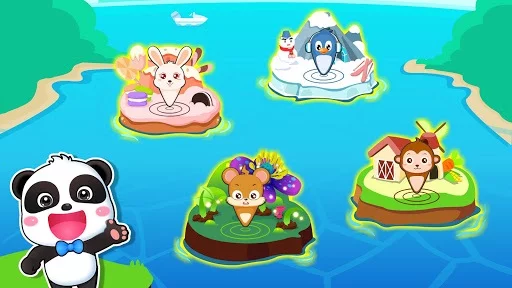 Изображение игры: Baby Panda Car Racing