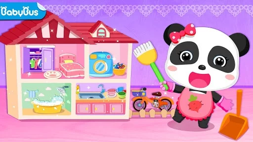 Изображение игры: Baby Panda Happy Clean
