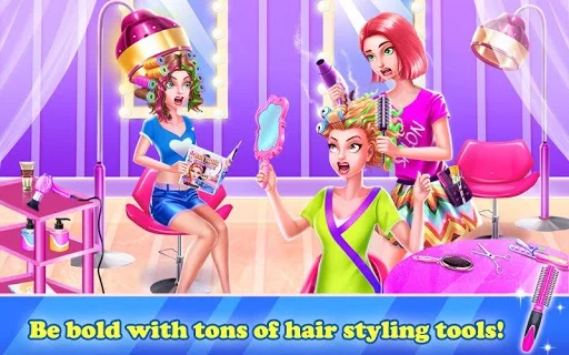 Изображение игры: Hair Stylist Fashion Salon 2: Girls Makeup Dressup