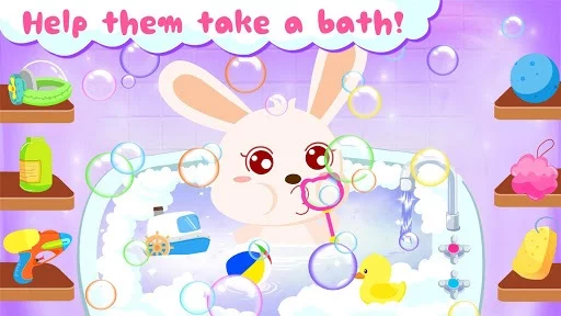 Изображение игры: Baby Panda's Bath Time