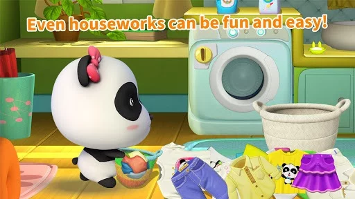 Изображение игры: Cleaning Fun - Baby Panda