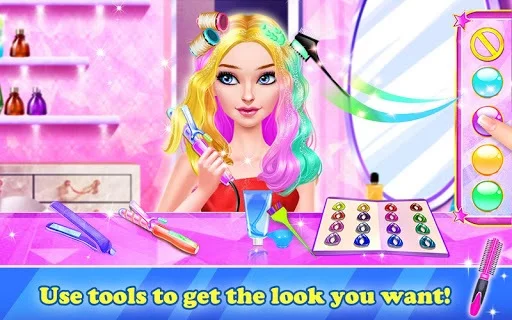 Изображение игры: Hair Stylist Fashion Salon 2: Girls Makeup Dressup