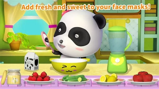 Изображение игры: Cleaning Fun - Baby Panda