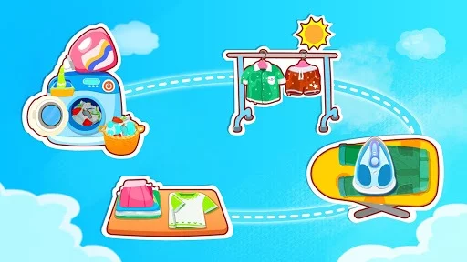 Изображение игры: Baby Panda Happy Clean