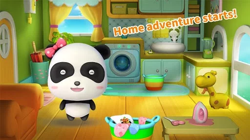 Изображение игры: Cleaning Fun - Baby Panda