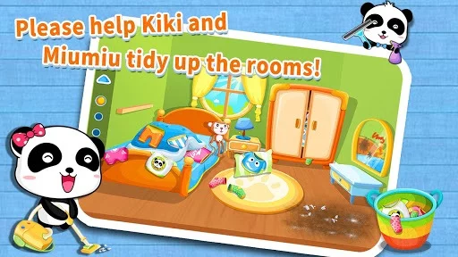 Изображение игры: Baby Panda Gets Organized