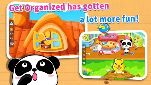 Изображение игры: Baby Panda Gets Organized