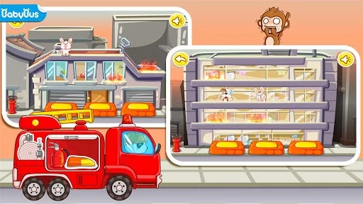 Изображение игры: Little Panda Fireman