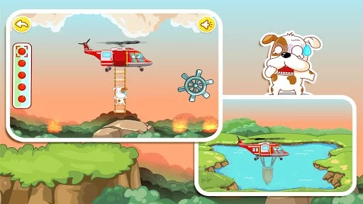 Изображение игры: Little Panda Fireman