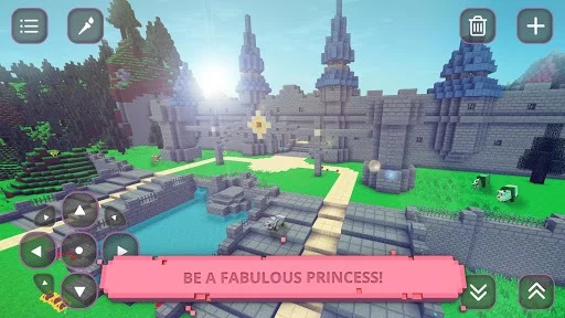 Изображение игры: Princess World: Craft & Build