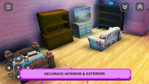 Изображение игры: Sim Girls Craft: Home Design