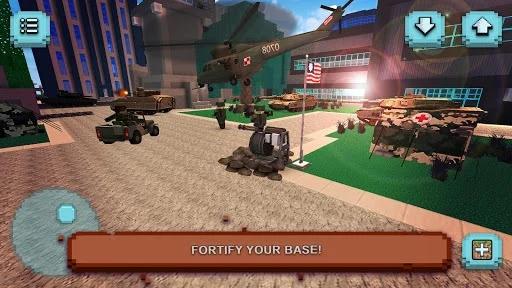 Изображение игры: Gunship Craft: Crafting & Helicopter Flying Games