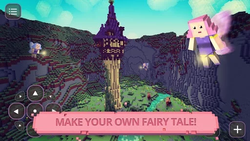 Изображение игры: Fairytale Blocky Girls Craft