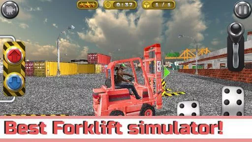 Изображение игры: Forklift Loader Simulator 3D