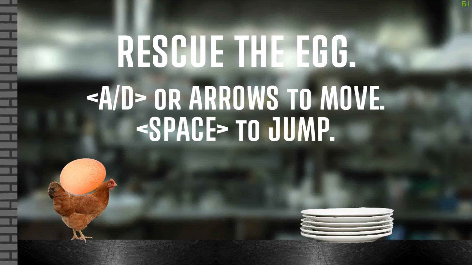 Изображение игры: egg is broken. heart is too.