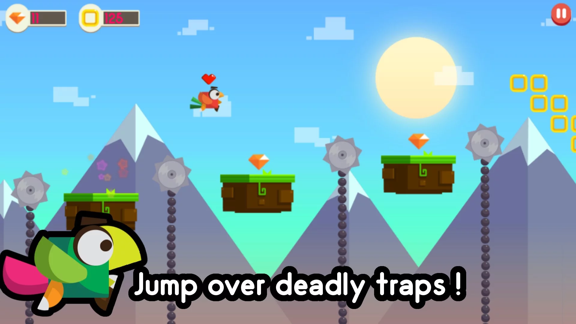 Изображение игры: Birds Run: Epic Adventure Dash