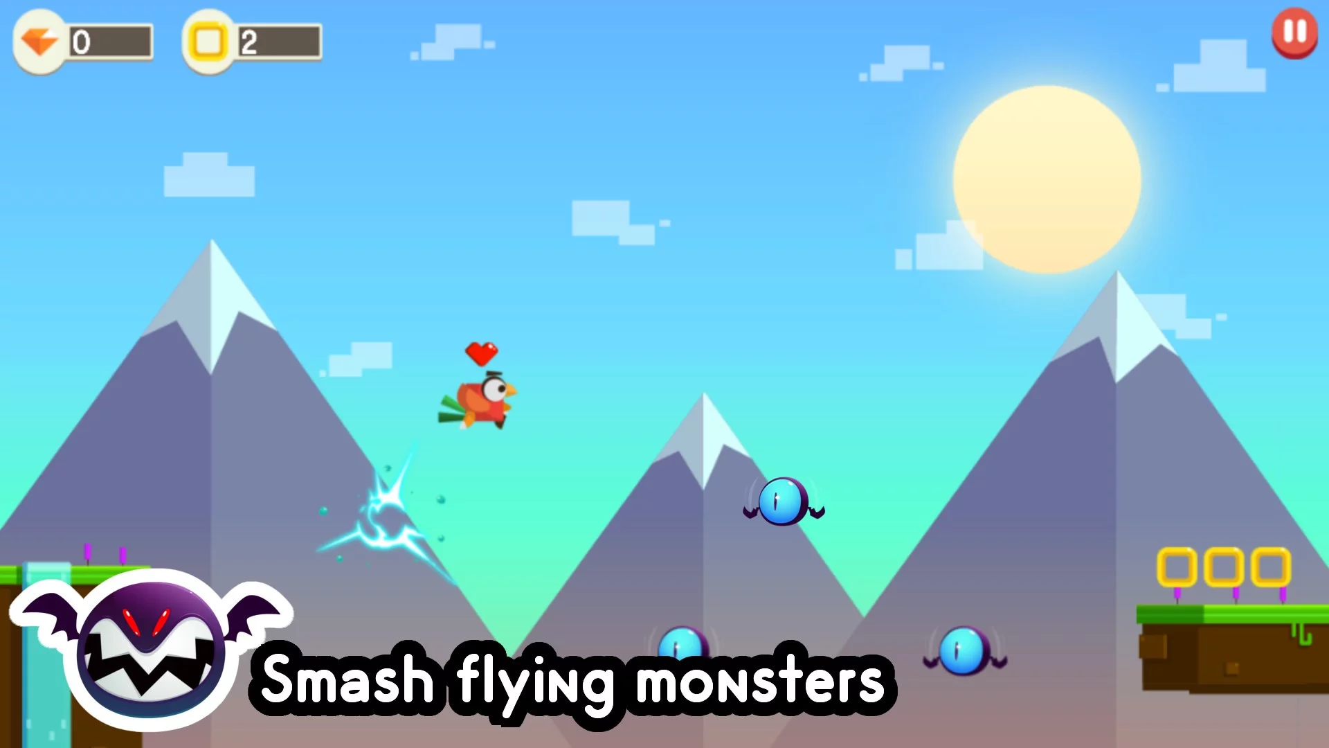 Изображение игры: Birds Run: Epic Adventure Dash