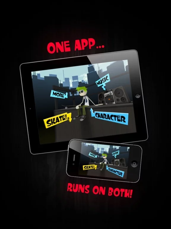 Изображение игры: Pocket HalfPipe