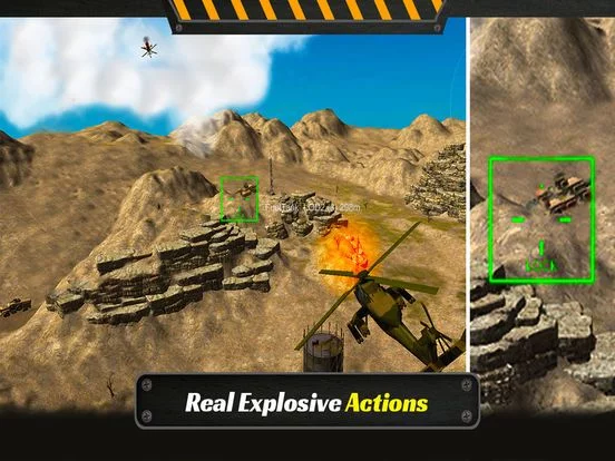 Изображение игры: Gunship Helicopter Battle 2017: Air Fighter 3D