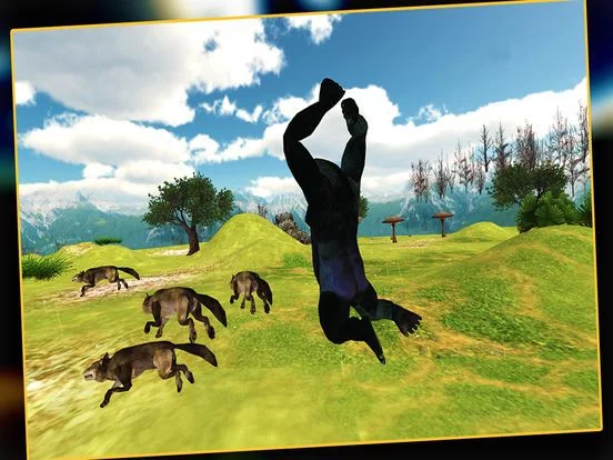 Изображение игры: Wild Gorilla Attack Simulator 2016:Wildlife of Ape
