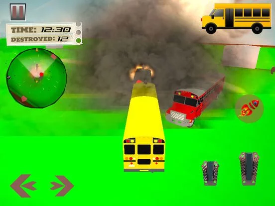 Изображение игры: School Bus Derby Crash Racing