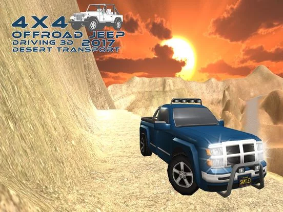 Изображение игры: 4x4 Offroad Jeep Driving 3D: Desert Transport 2017