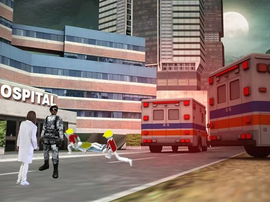 Изображение игры: City Ambulance Driving Game 2017: Emergency Racing