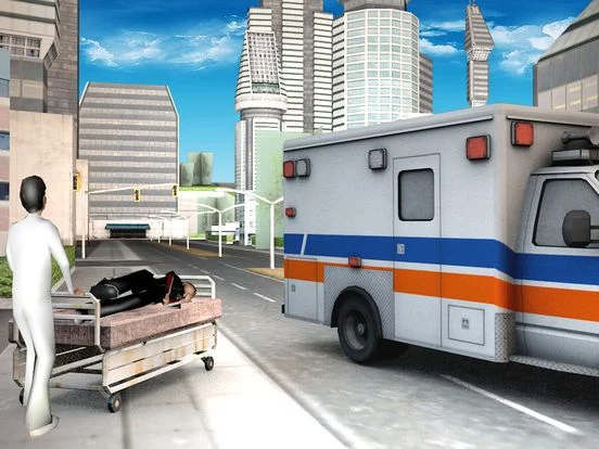 Изображение игры: City Ambulance Driving Game 2017: Emergency Racing
